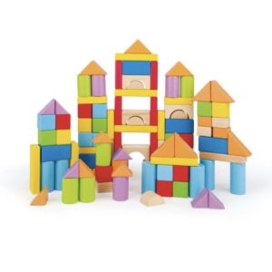 Alternative view of Παιχνιδολαμπάδα Hape Ξύλινα Τουβλάκια Play Essentials (E8247)